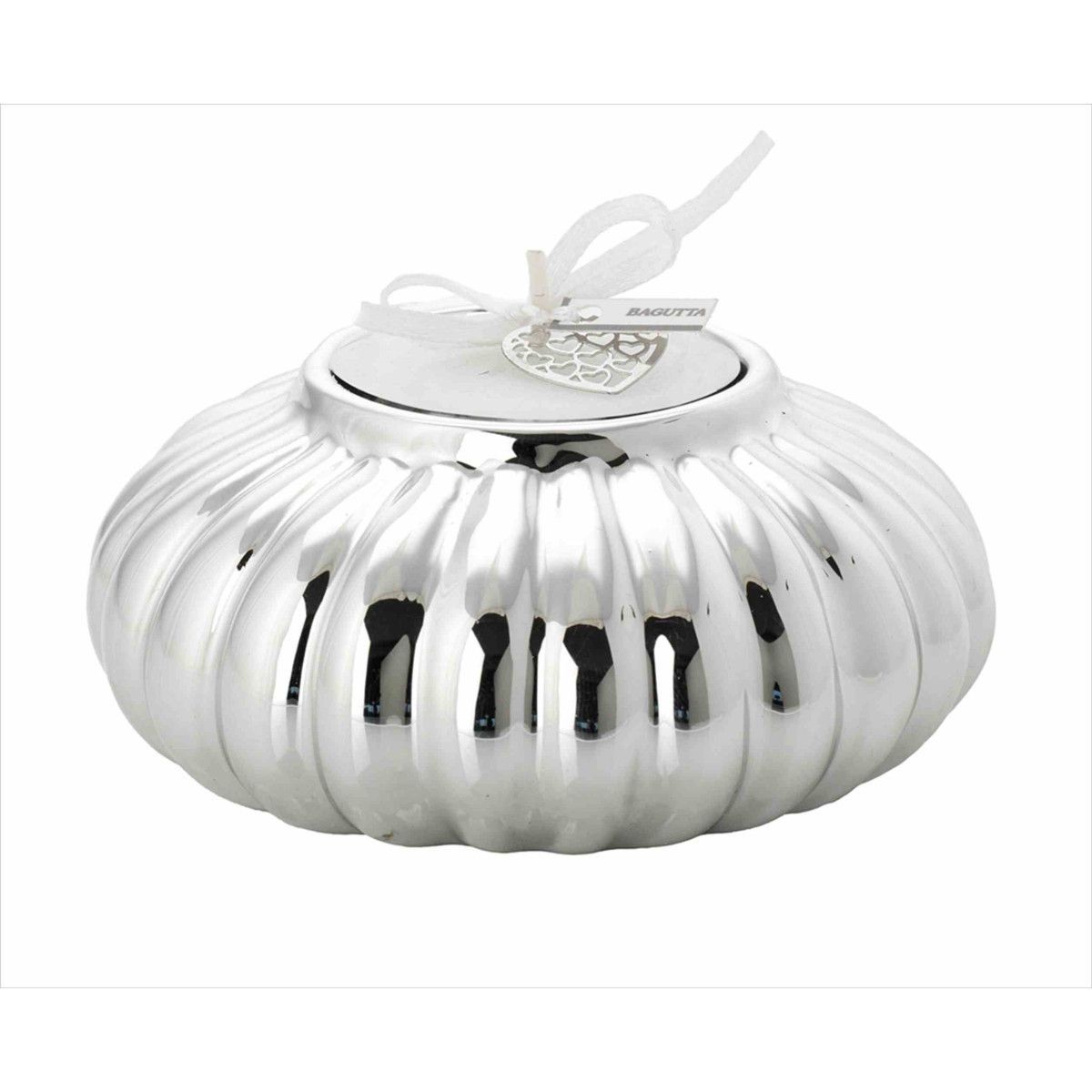 Portavelas 10x5cm Latón 2202-01 Plateado