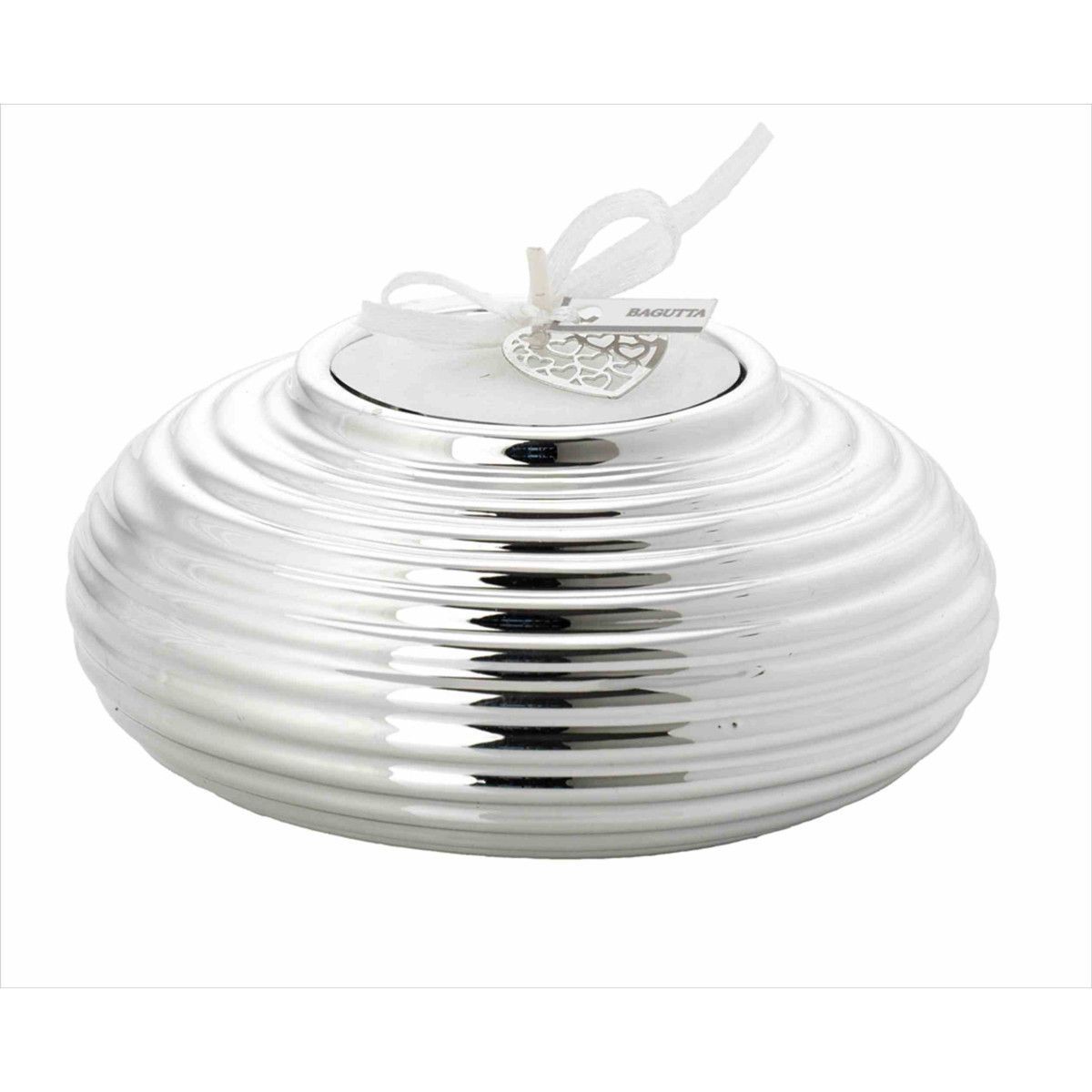 Portavelas 10x5cm Latón 2202-03 Plateado