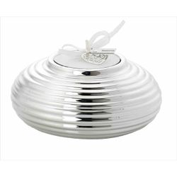 Portavelas 10x5cm Latón 2202-03 Plateado