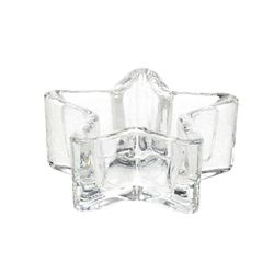 Portavelas Cristal Estrella 5,3X2,2 Cm.