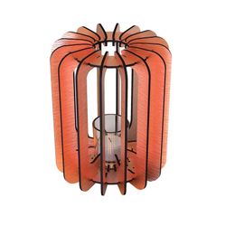 Portavelas de aluminio cobre, Ø16x20 cm