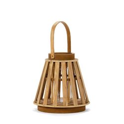 Portavelas de Madera, Ø25,5 x 25 cm