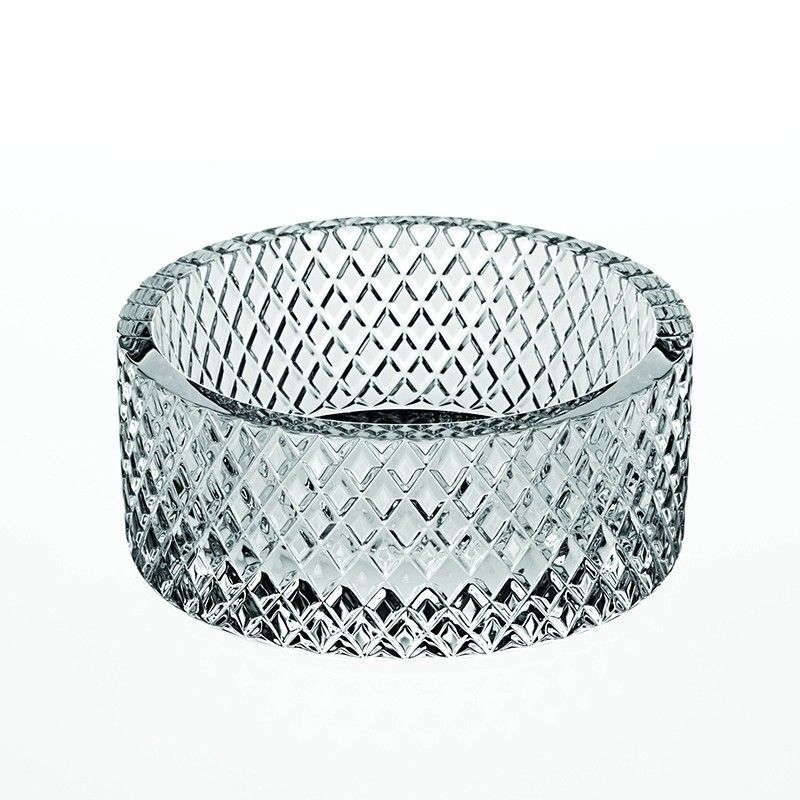 Posa botellas de cristal transparente, Ø 12,6 x 5,3 cm | Crisscross