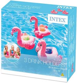 Posavasos Hinchables Flamencos - Pack 3 Unidades - Intex
