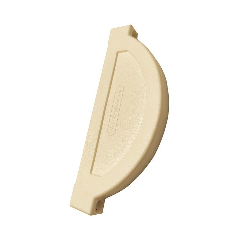 Posicionador de media luna para mando pomo retráctil GRADPANEL 120: Blanco / Gris / Negro