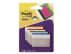 POST-IT INDEX RÍGIDOS Blister 6 ud 4 colores/ud Ref.686F-1