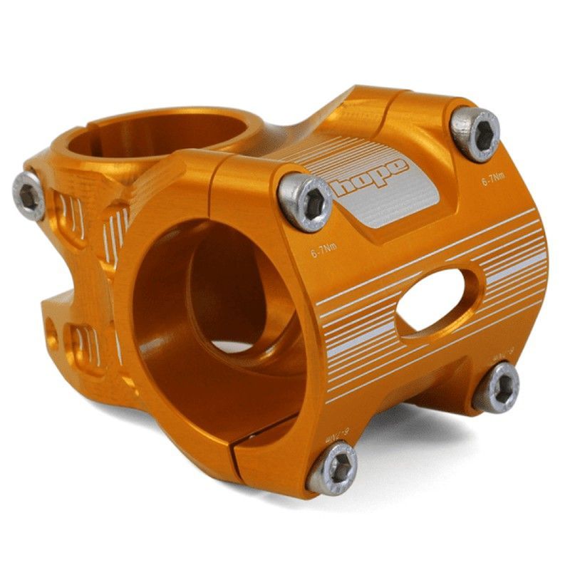 🚵‍♂️ Potencia Hope Naranja AM/FR 35mm Rigidez, Precisión y Estilo para MTB Enduro y Freeride