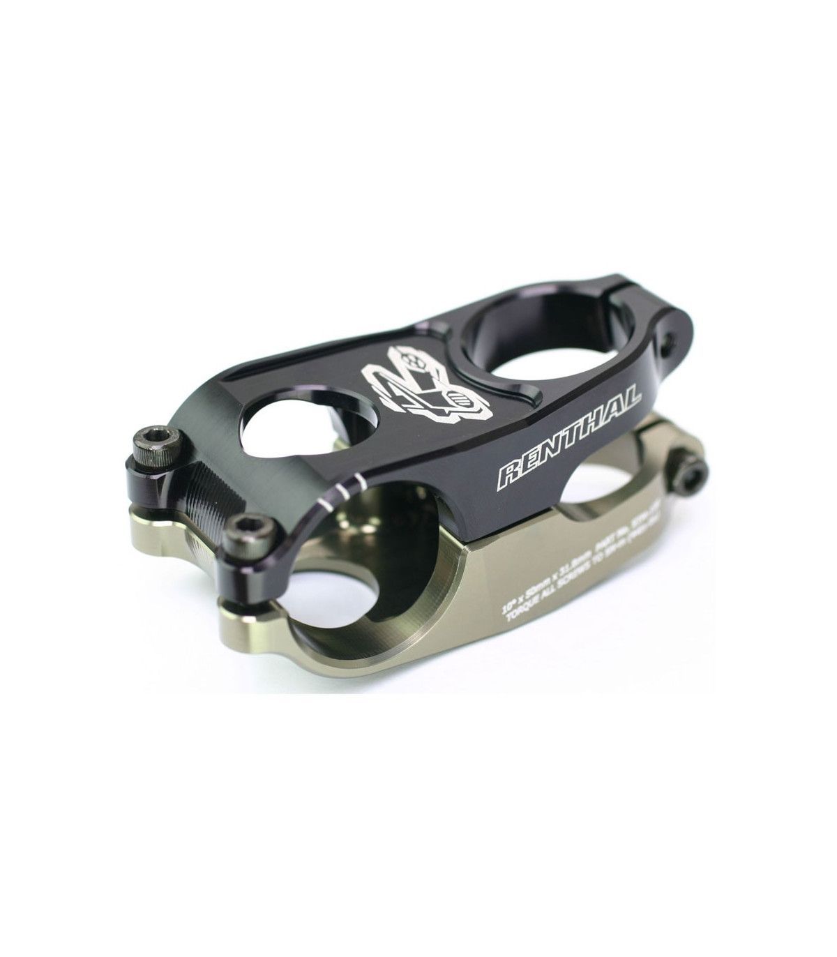 🔧 POTENCIA RENTHAL DUO 50 MM / +10° – Precisión, Rigidez y Control Absoluto 🔥🚴‍♂️