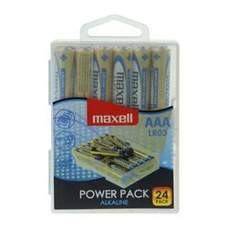 Power pack Pilas alcalinas AAA. Caja con 24 pilas