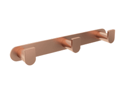 Practic Percha Triple Oro Rosa Cepillado Medimex