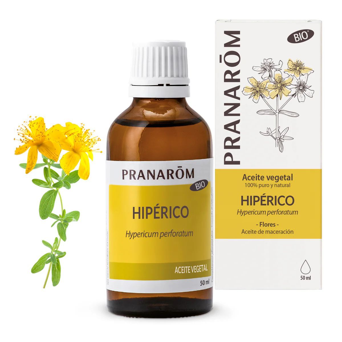 Pranarom Aceite Vegetal Hiperico Bio 50ml