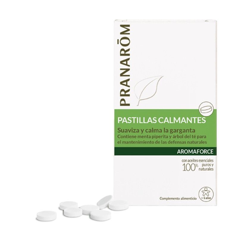 Pranarom aromaforce pastillas calmantes garganta 21 unid. afonía