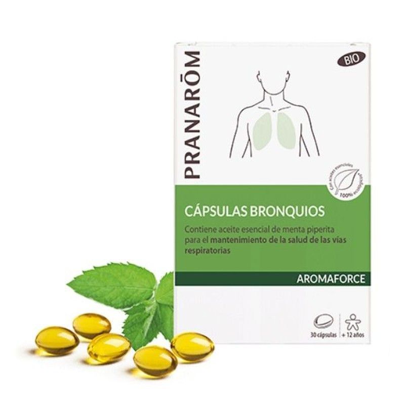 Pranarom Bronquios 30 Capsulas
