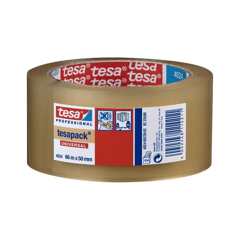 Precinto embalaje TESA 4024 Cinta Embal. Trans.Sin Disolv.50Mmx66M