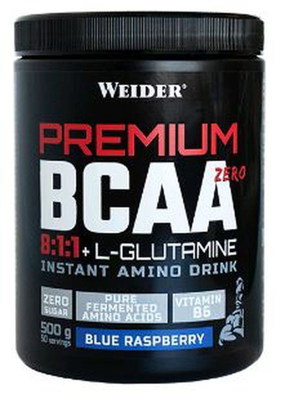 Premium BCAA 8:1:1 + L-Glutamina Blue Raspberry 50