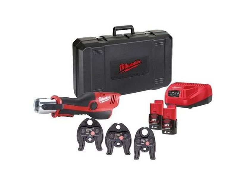 Prensadora hidráulica subcompacta M12 Milwaukee Force Logic HPT-202C U-SET