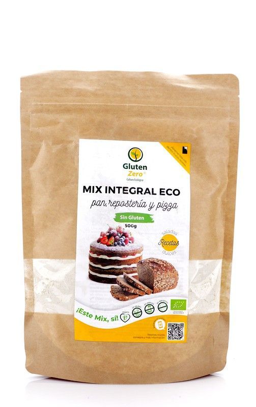 Preparado Para Pan Integral Sin Gluten 500 G Gluten Zero