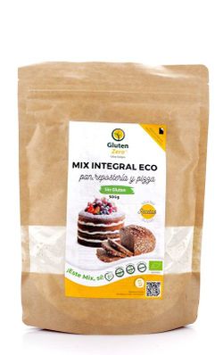 Preparado Para Pan Integral Sin Gluten 500 G Gluten Zero