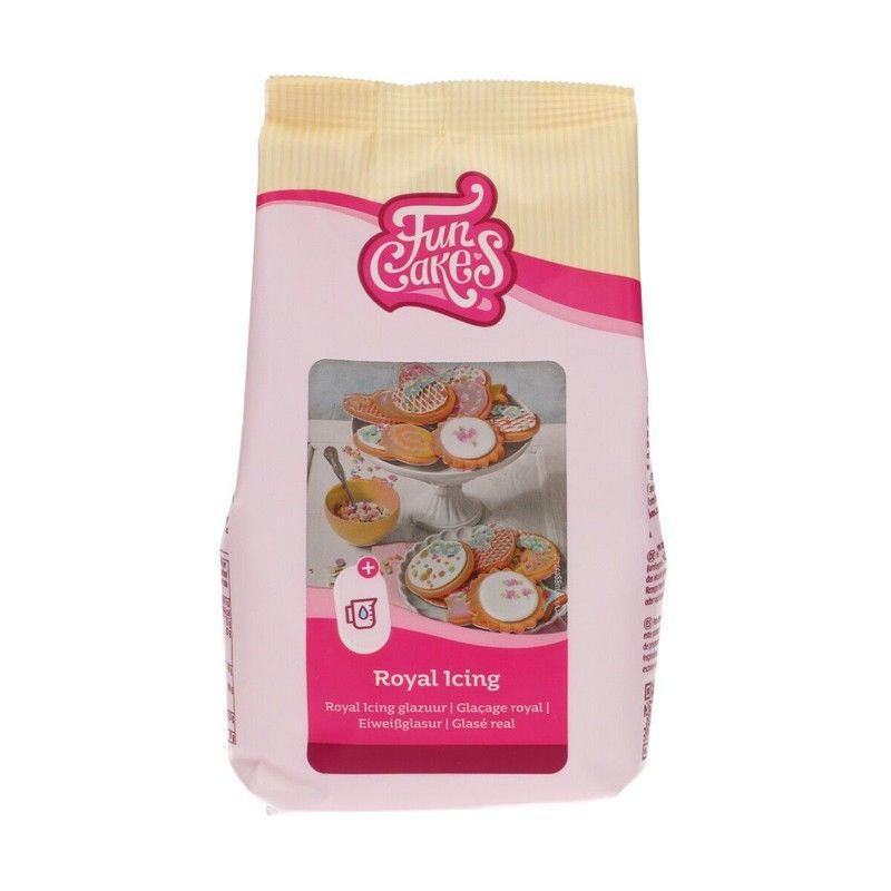 Preparado royal icing glasa real funcakes 450 gramos