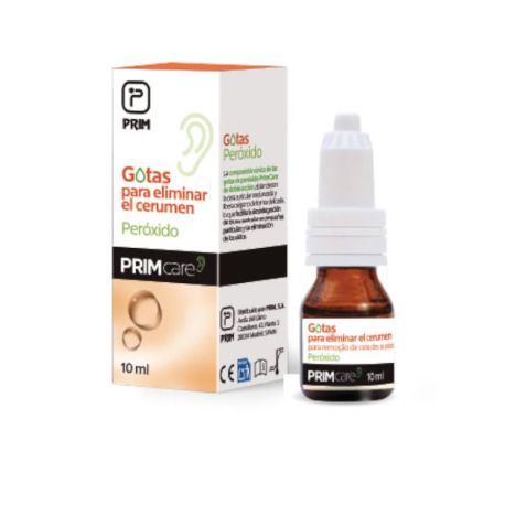 Prim care gotas de peróxido elimina cera oído 10ml
