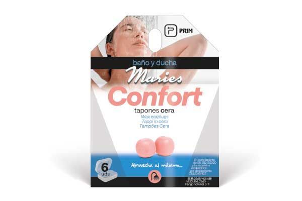 Prim Maries Confort tapones cera 6uds