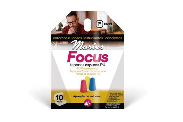 Prim Maries Focus tapones espuma PU 10uds