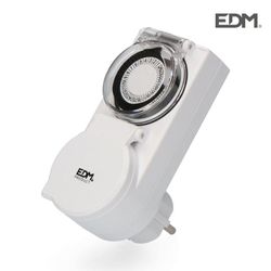 Programador 24 horas mecanico ip44 230v 50hz 16a edm