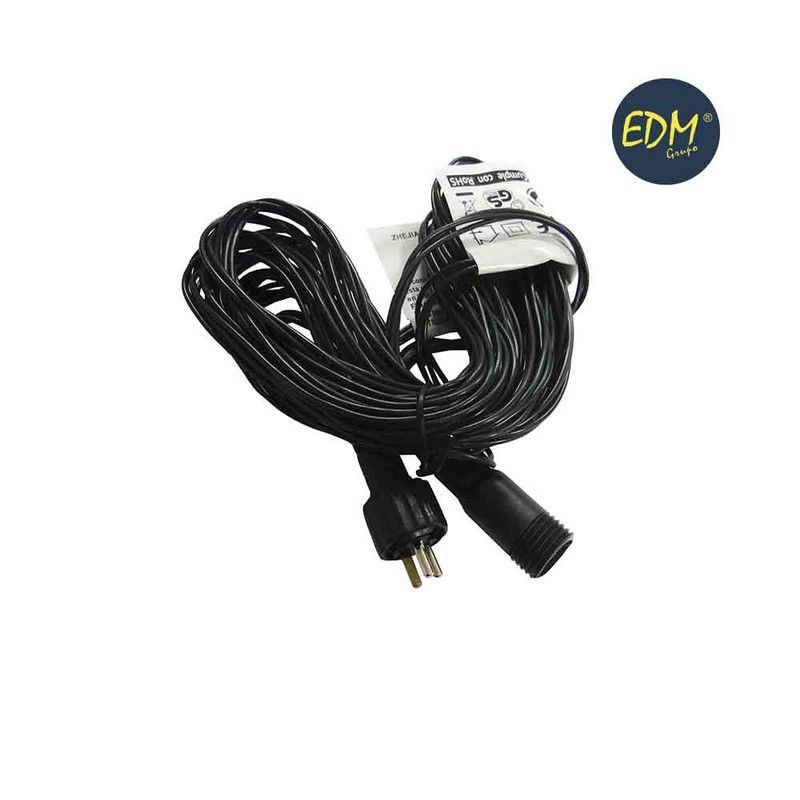 Prolongacion cable 5m para guirnalda o cortina easy-connect (interior-exterior) edm
