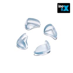 Protector cantos transparente (blister 8 unid) inofix