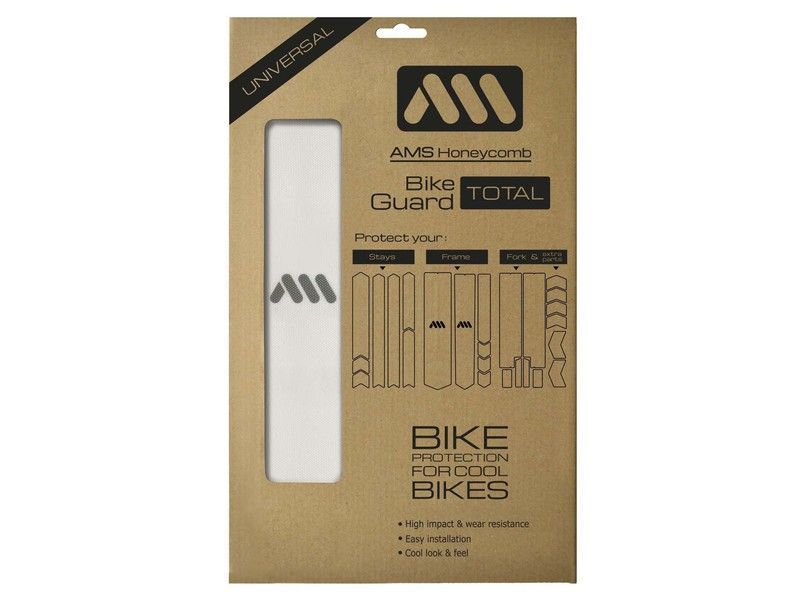 Protector Cuadro Bicicleta Ams Frame Guard Total - Clear/Silver