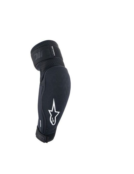 🛡️🔥 Protector de Codo Alpinestars A-Impact Plasma Elite Negro/Blanco | Protección Élite y Máximo Rendimiento 🚵‍♂️⚫⚪