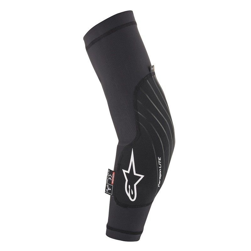 🖤🛡️ Protector de Codo Alpinestars Paragon Lite Negro | Ligereza, Flexibilidad y Protección Esencial 🚵‍♂️🔥