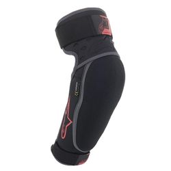 🖤🔴 Protector de Codo Alpinestars Vector Negro/Rojo | Protección Ligera, Ajuste Seguro y Máxima Libertad 🚵‍♂️🛡️