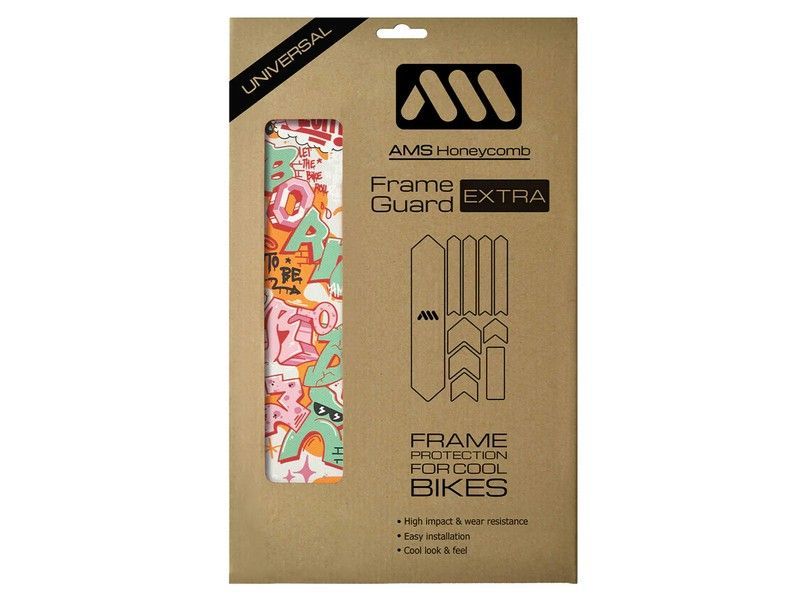 Protector de Cuadro AMS Honeycomb Extra - NACIDO PARA SER PILOTO (Rojo)