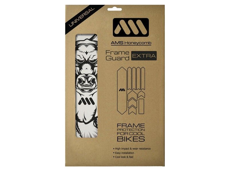 Protector de Cuadro para Bicicleta AMS Frame Guard Extra - Black/Bull