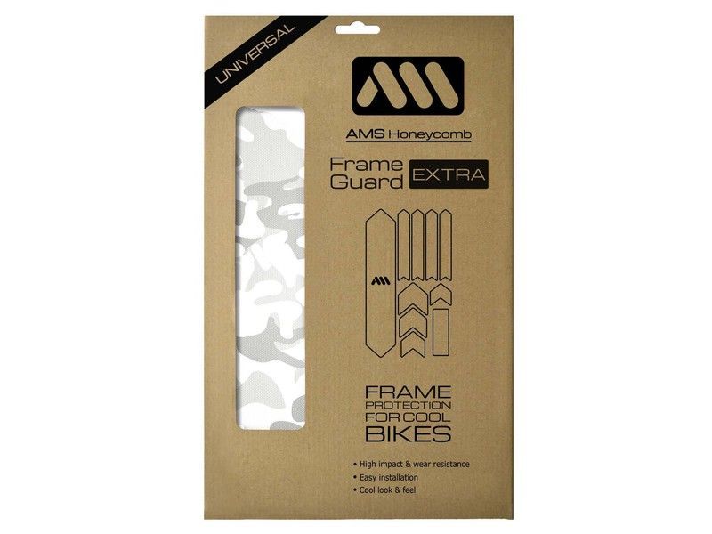Protector de Cuadro para Bicicleta AMS Frame Guard Extra - White/Camo