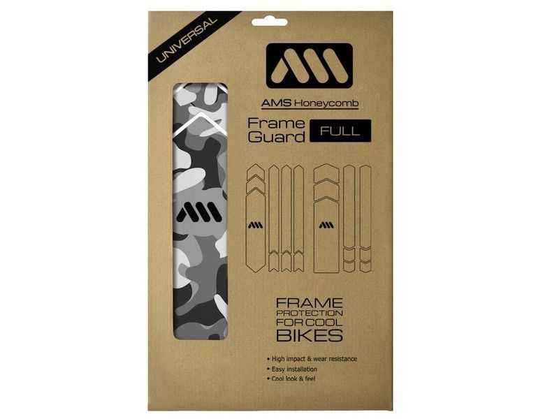 Protector de Cuadro para Bicicleta AMS Frame Guard Full - Clear/Camo