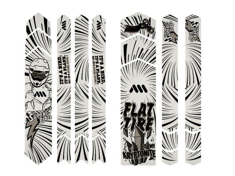 Protector de Cuadro para Bicicleta AMS Frame Guard Full - Super Rider Black