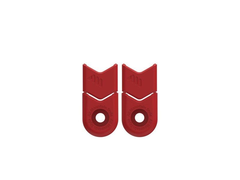 🔴🚴‍♂️  Protector de Manivela AMS Rojo – Protección y estilo en tu bicicleta