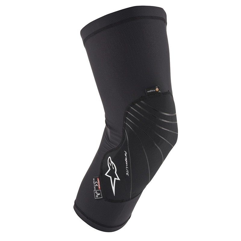 🖤🛡️ Protector de Rodilla Alpinestars Paragon Lite Negro | Ligereza, Comodidad y Protección Esencial 🚵‍♂️🔥