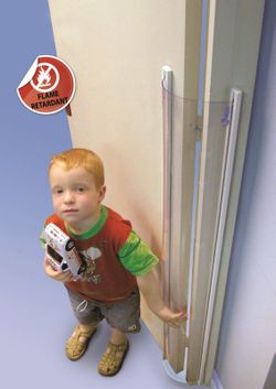 Protector puerta alt.120 cm. (abertura 180º)