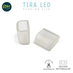 Protector tapon final para tira de led edm