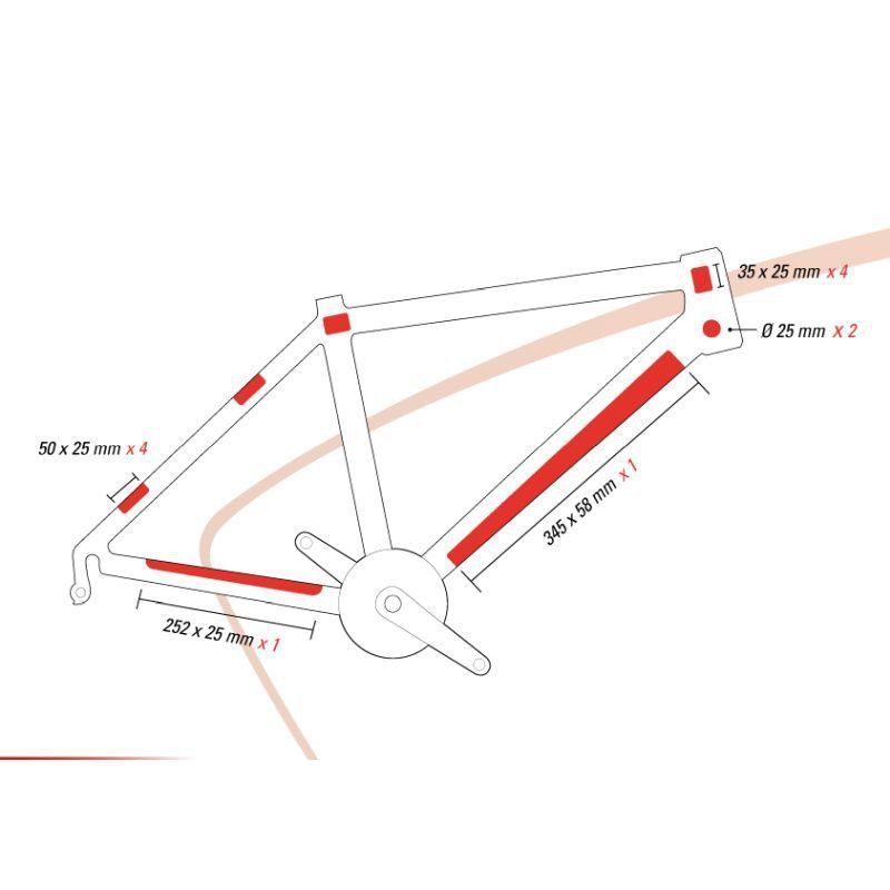 Protector zefal para cuadro skin armor m