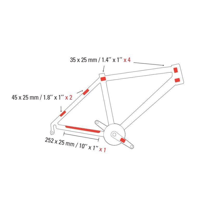 Protector zefal para cuadro skin armor s