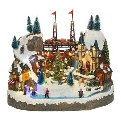 Pueblo Navideño 25,5x39x31,5cm 25l