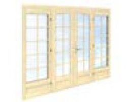 Puerta adicional doble 114 x 186 cm garden+ 44 mm  107321