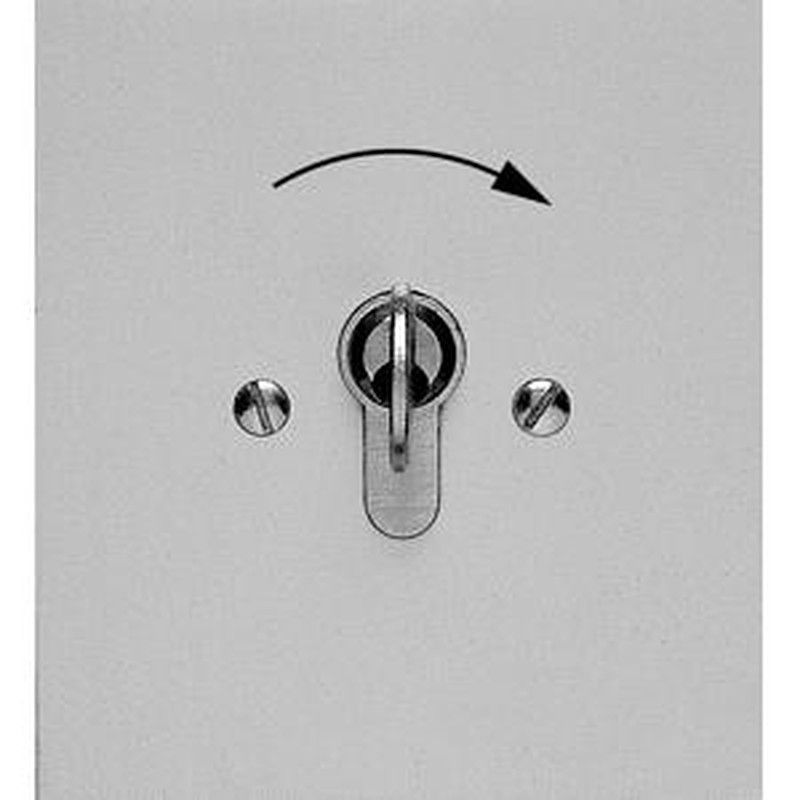 Pulsador a llave para empotrar