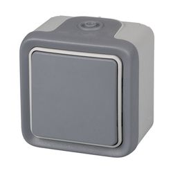 Pulsador  Exterior  Ip55 Serie Plexo