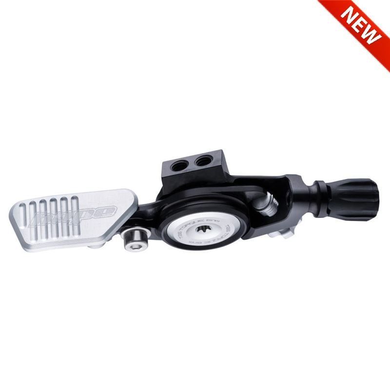 ⚙️ Pulsador Hope para Tija Telescópica NEGRO/PLATA – Precisión, Control y Diseño Premium 🚴‍♂️