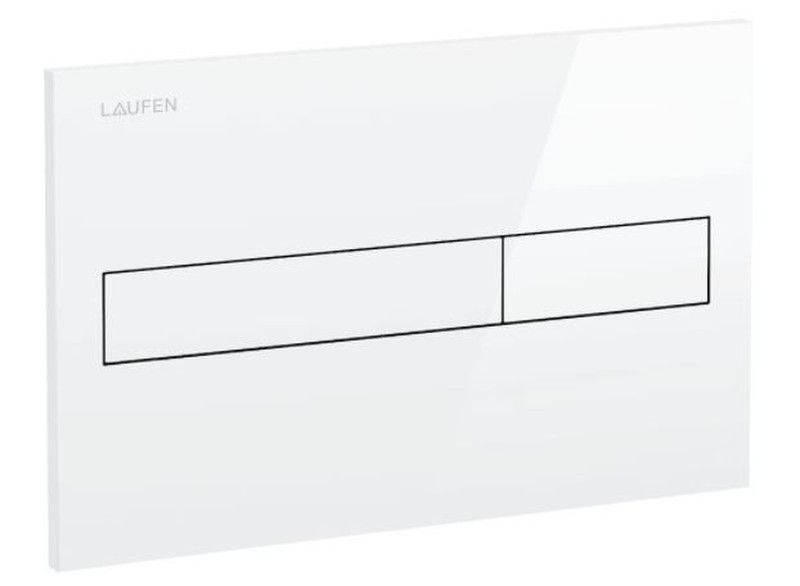 Pulsador para cisterna empotrada, en color blanco de Laufen LAU8956610000001